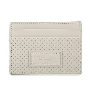Bottega Veneta Perfo Leather Card Wallet Ivory White
